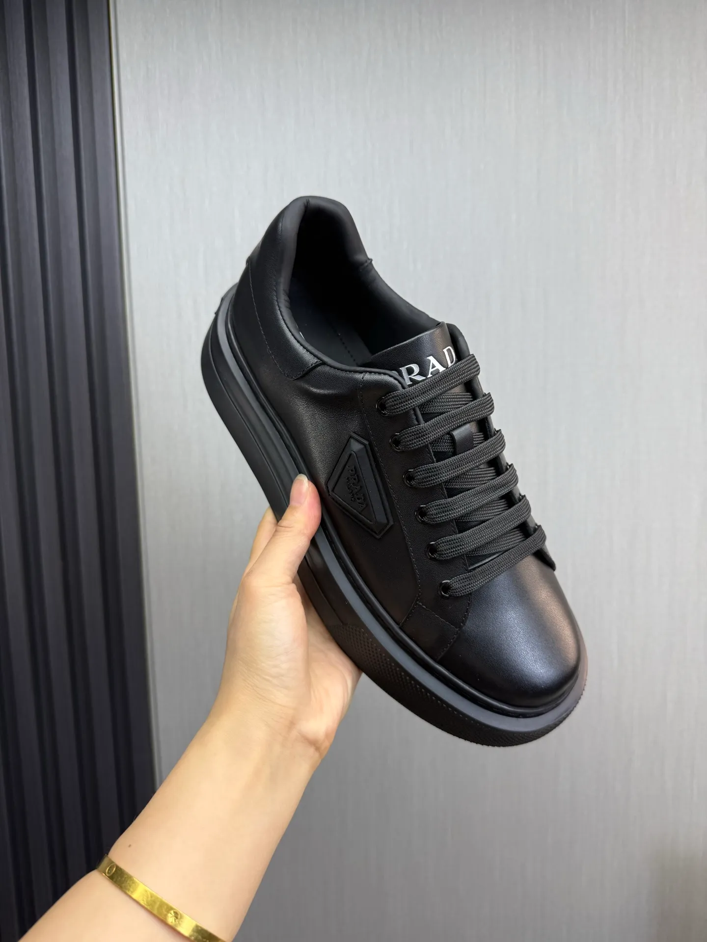 Men's shoes 💰560💰 [PRADA] Men's shoes are popular in the counter, official website is synchronized, 1 high-quality shipment ✔️Original cowhide upper + cowhide lining, 1🆚1 replica, original sole, 38-45 (45 customized, non-refundable)
